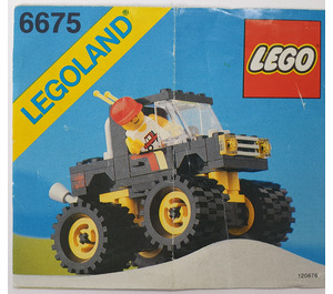 LEGO Road & Trail 4 x 4 Set 6675 Instructions