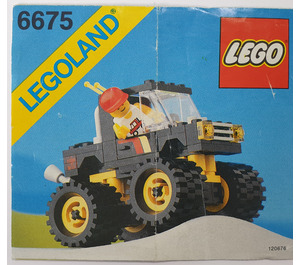 LEGO Road & Trail 4 x 4 6675 Anweisungen