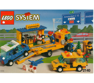 LEGO Roadside Recovery Van et Tow Truck 2140 Instructions