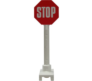 LEGO Roadsign Octagonal med Stop Sign (7696)