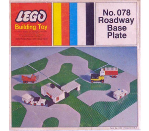 LEGO Roadway Base Platte 50X50 078-1