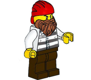 LEGO Robber with Beard Minifigure