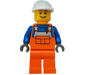 LEGO Robbie Rolla - Byggarbetare Minifigur