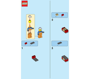 LEGO Robbie Rolla's Steamroller 952210 Instructies