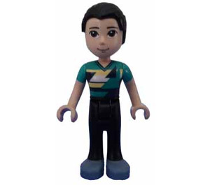 LEGO Robert with Green and Yellow Top Minifigure