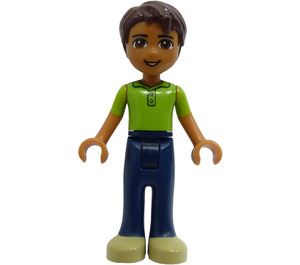 LEGO Robert med Grøn Top Minifigur