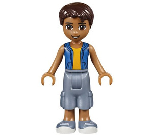 LEGO Robert met Sand Blauw Korte broeken en Hoodie Minifiguur