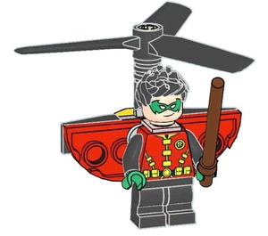 LEGO Robin and Heli-Pack Set 212221