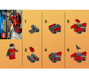 LEGO Robin and Redbird Cycle 30166 Инструкции