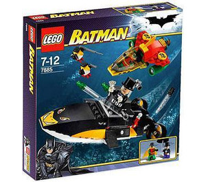 LEGO Robin's Scuba Jet: Attack of The Penguin Set 7885 Packaging
