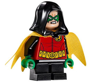 LEGO Robin met Zwart Korte benen en Kap Minifiguur