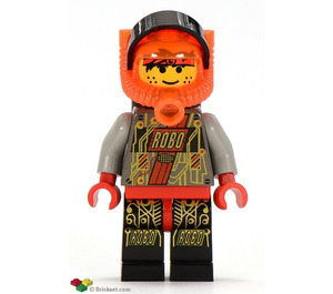 LEGO Roboforce Rosso con Printed Gambe Minifigure