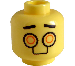 LEGO Robot Butler Head (Safety Stud) (3274)