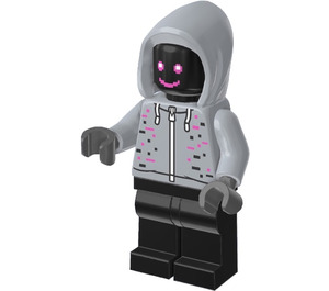 LEGO Robot DJ med Grå Hettegenser Minifigur