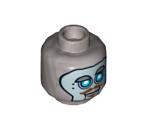 LEGO Robot Hoodlum Minifigure Head (Recessed Solid Stud) (3626 / 30950)