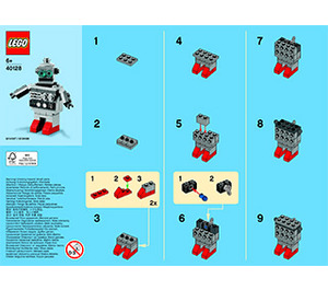 LEGO Robot Set (Uniqlo Version) 40128-2 Instructions