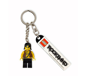 LEGO Rock Band Promo Key Chain Minifig 1 (852889)