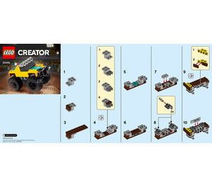 LEGO Felsen Monster Truck 30594 Instructions