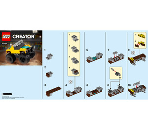 레고 Rock Monster Truck 30594 지침