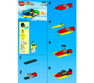 LEGO Fusée Boat 1189 Instructions
