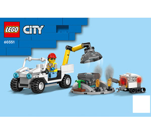LEGO Rakete Launch Centre 60351 Instructions