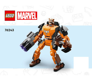 LEGO Rakete Mech Armor 76243 Instructions