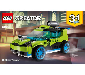 LEGO Fusée Rally Auto 31074 Instructions