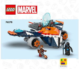 LEGO Fusée's Warbird vs. Ronan 76278 Instructions