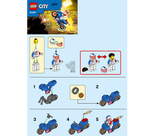 LEGO Rakete Stunt Bike 60298 Instructions