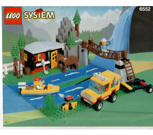 LEGO Rocky River Retreat Set 6552 Instructions