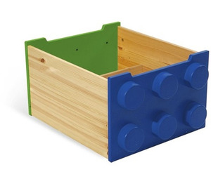 LEGO Rolling Storage Boîte (Green / Bleu) (60031-2)