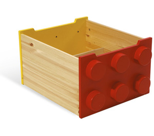LEGO Rolling Storage Boîte - rouge/Jaune (60030)