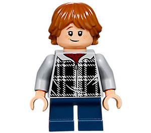 LEGO Ron Weasley sisällä Year 2 Muggle Clothes Minihahmo