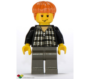 LEGO Ron Weasley with Black Plaid Shirt Minifigure