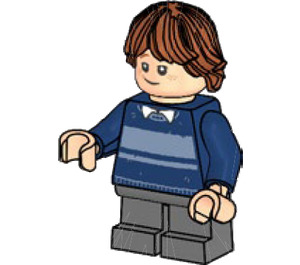 LEGO Ron Weasley avec Dark Bleu Cavalier Minifigurine