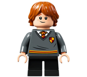 LEGO Ron Weasley with Gryffindor Jumper with Crest and Short Legs  Minifigure