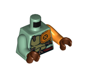 LEGO Ronin Minifig Torso (973 / 76382)