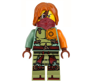 LEGO Ronin with Dark Red Face Mask Minifigure