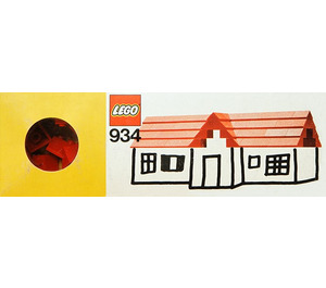 LEGO Roof Bricks, 45° Set 934