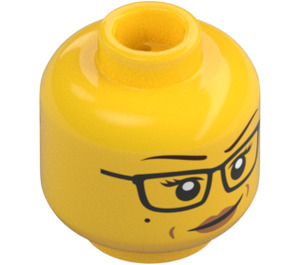 LEGO Rose Davids Minifigure Head (Recessed Solid Stud) (3626 / 56173)