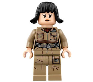 LEGO Rose Tico met Donker zandbruin Uniform Minifiguur