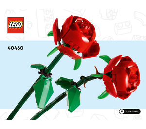 LEGO Roses Set 40460 Instructions