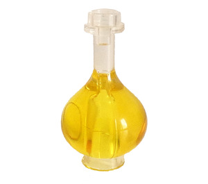 LEGO Round Bottom Flask with Transparent Yellow