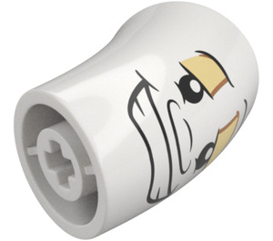 LEGO Round Brick with Elbow with Lumière Face (Shorter) (65473 / 102133)