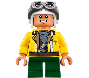 LEGO Rowan med Gul Jakke Minifigur