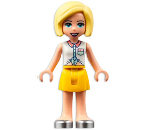 LEGO Roxy med Vit Tied Skjorta Minifigur