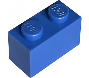 LEGO Kongeblå Kloss 1 x 2 med bunnrør (3004 / 93792)