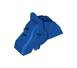 LEGO Koningsblauw Paard Battle Helm (Angular) (44557 / 48492)