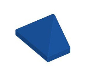 LEGO Bleu royal Pente 1 x 2 (45°) Tripler avec barre intérieure (3048)