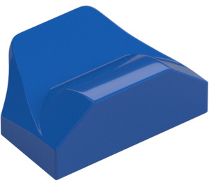 LEGO Royal Blue Slope 1 x 2 x 0.7 Curved with Fin (47458 / 81300)